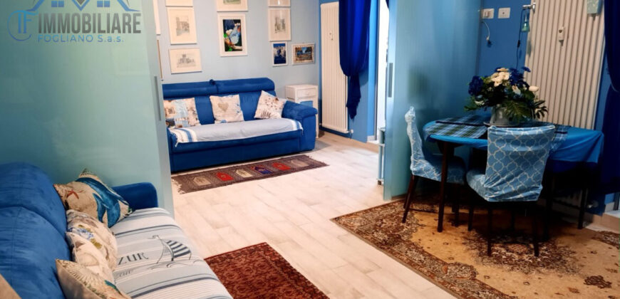 BILOCALE ATTICO RISTRUTTURATO CON TERRAZZA VISTA MARE –  VIA PONTI – 200 m DAL MARE – BORGHETTO S.SPIRITO