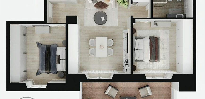 TRILOCALE CON AMPIO BALCONE –  VIA GIUSEPPE MAZZINI – 150 m DAL MARE – ALASSIO
