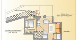BILOCALE CON AMPIO BALCONE –  VIA LEONARDO DA VINCI – 150 m DAL MARE – ALASSIO
