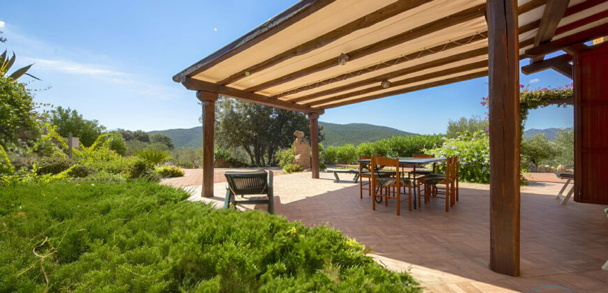 VILLA CON PISCINA IMMERSA NEL VERDE –  VIALE CUGNANA – COSTA SMERALDA – OLBIA