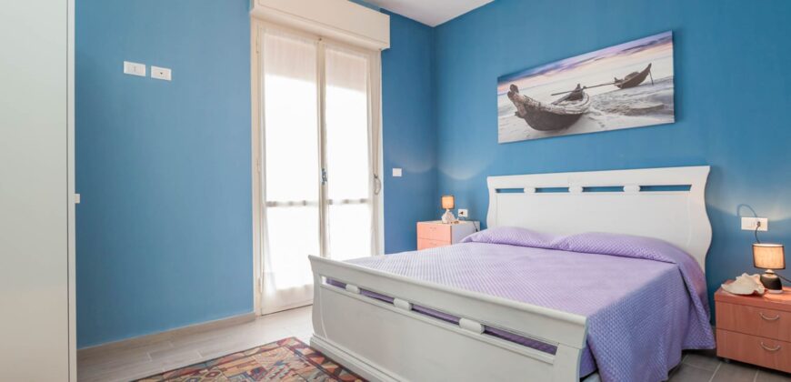 BILOCALE CON DOPPIO BALCONE E CANTINA –  VIA VERDI – 350 M DAL MARE – BORGHETTO SANTO SPIRITO