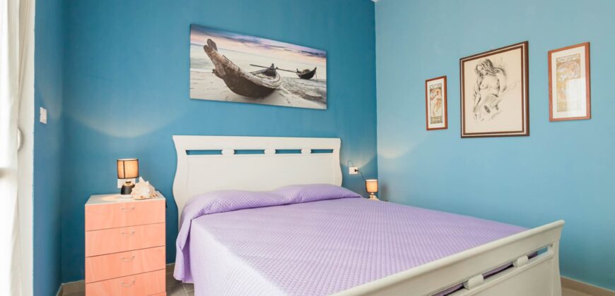 BILOCALE CON DOPPIO BALCONE E CANTINA –  VIA VERDI – 350 M DAL MARE – BORGHETTO SANTO SPIRITO